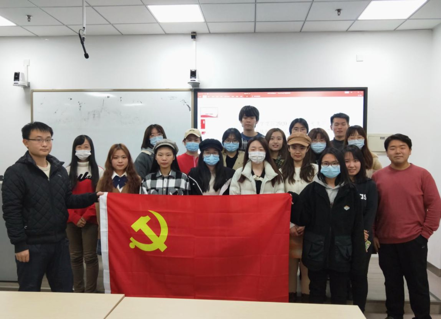 合影